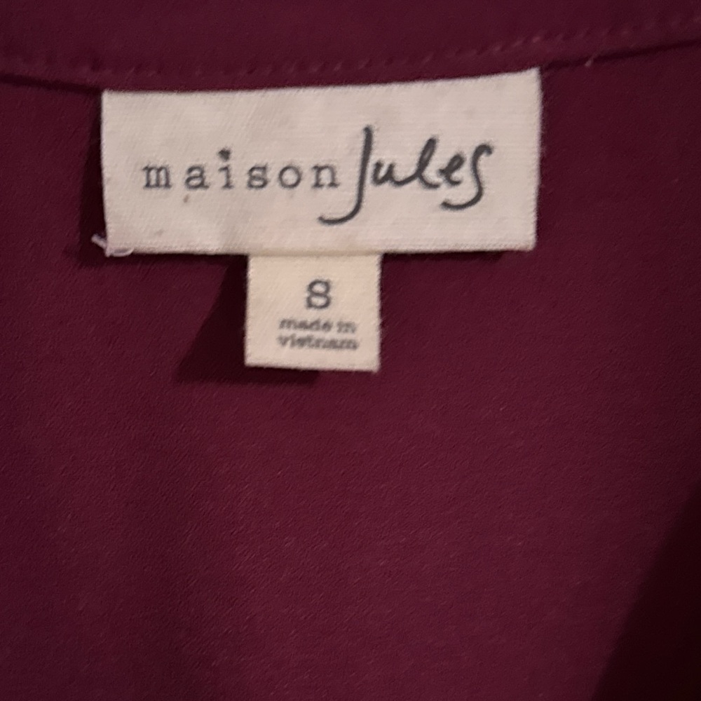 Maison Jules Plum Midi Dress - Picture 4 of 4